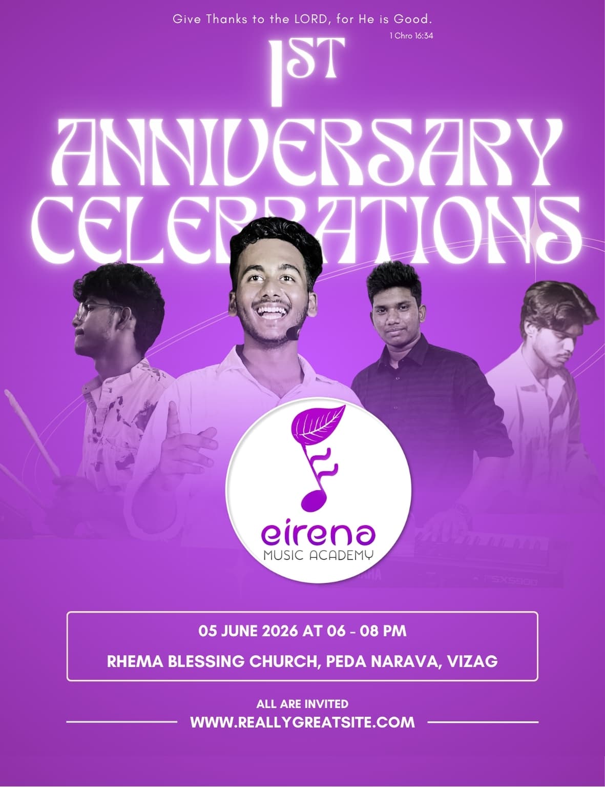 1st Anniversary Celebrations